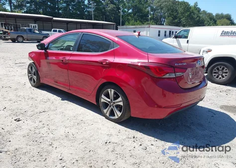 2014 Hyundai Elantra Sport из США, поврежденный, VIN KMHDH4AH8EU152853